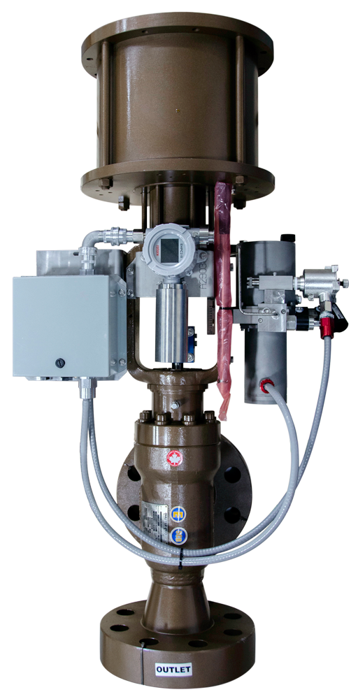Hydraulic Single-Acting (HSA), Spring Return Actuator